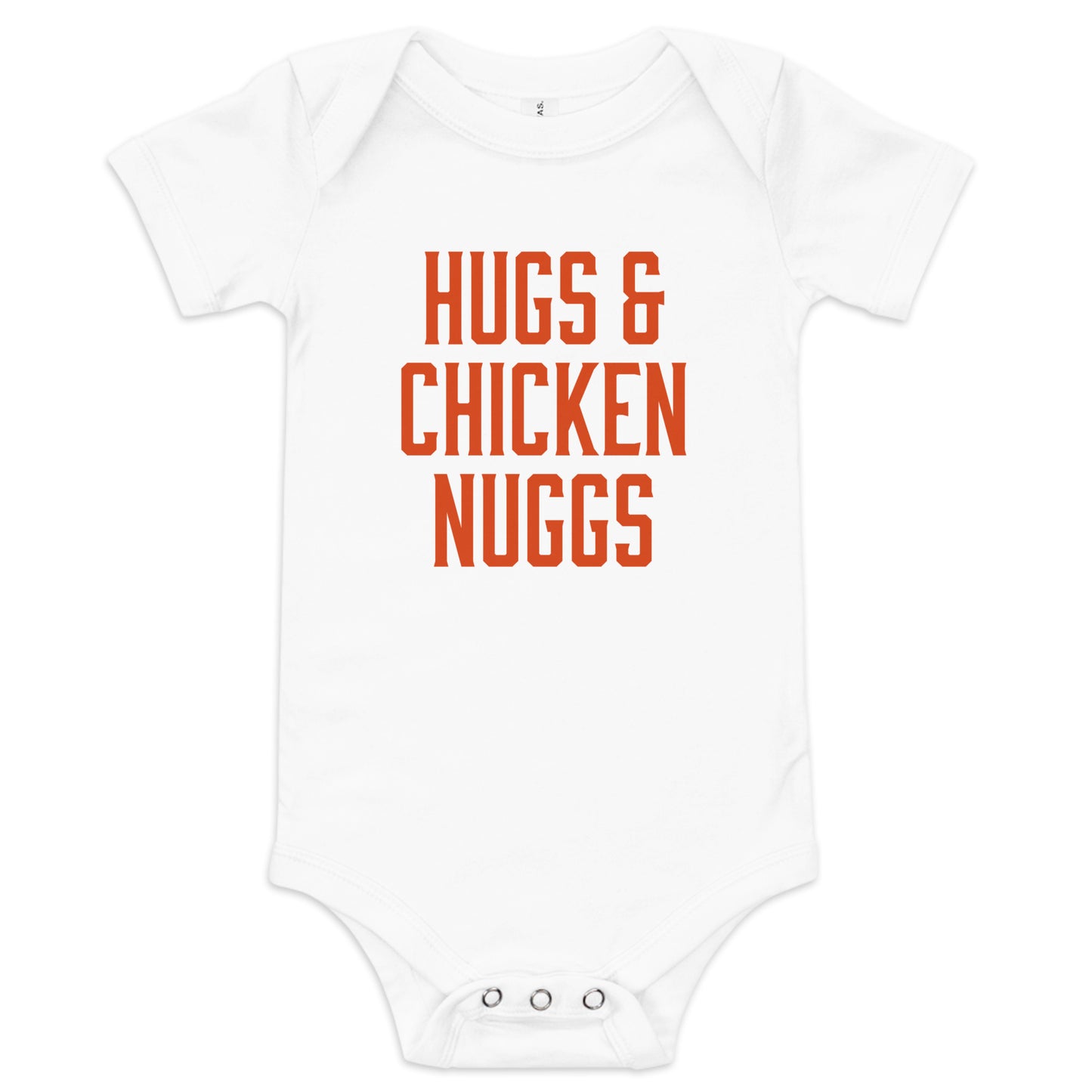 Hugs Chicken Nuggs Bodysuit White