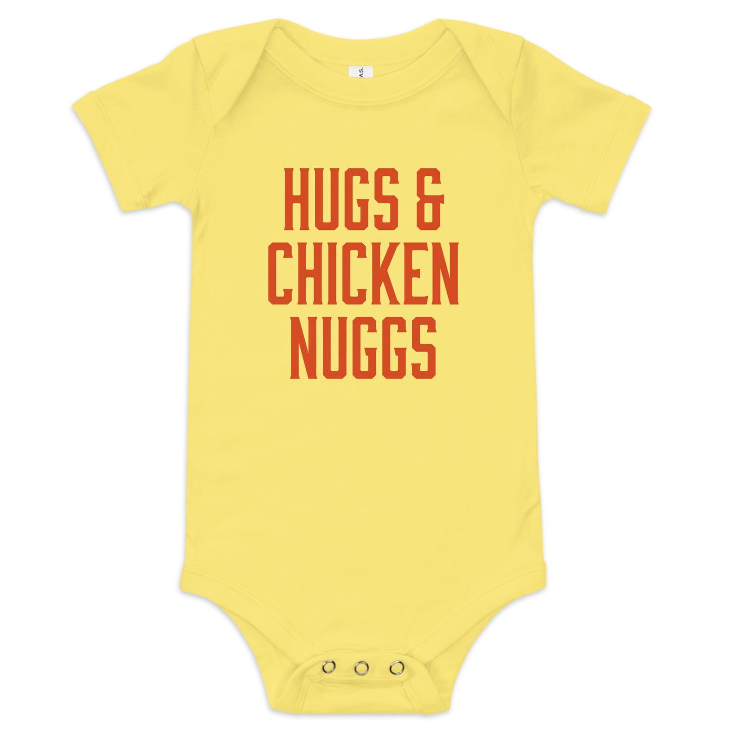 Hugs Chicken Nuggs Bodysuit Yellow