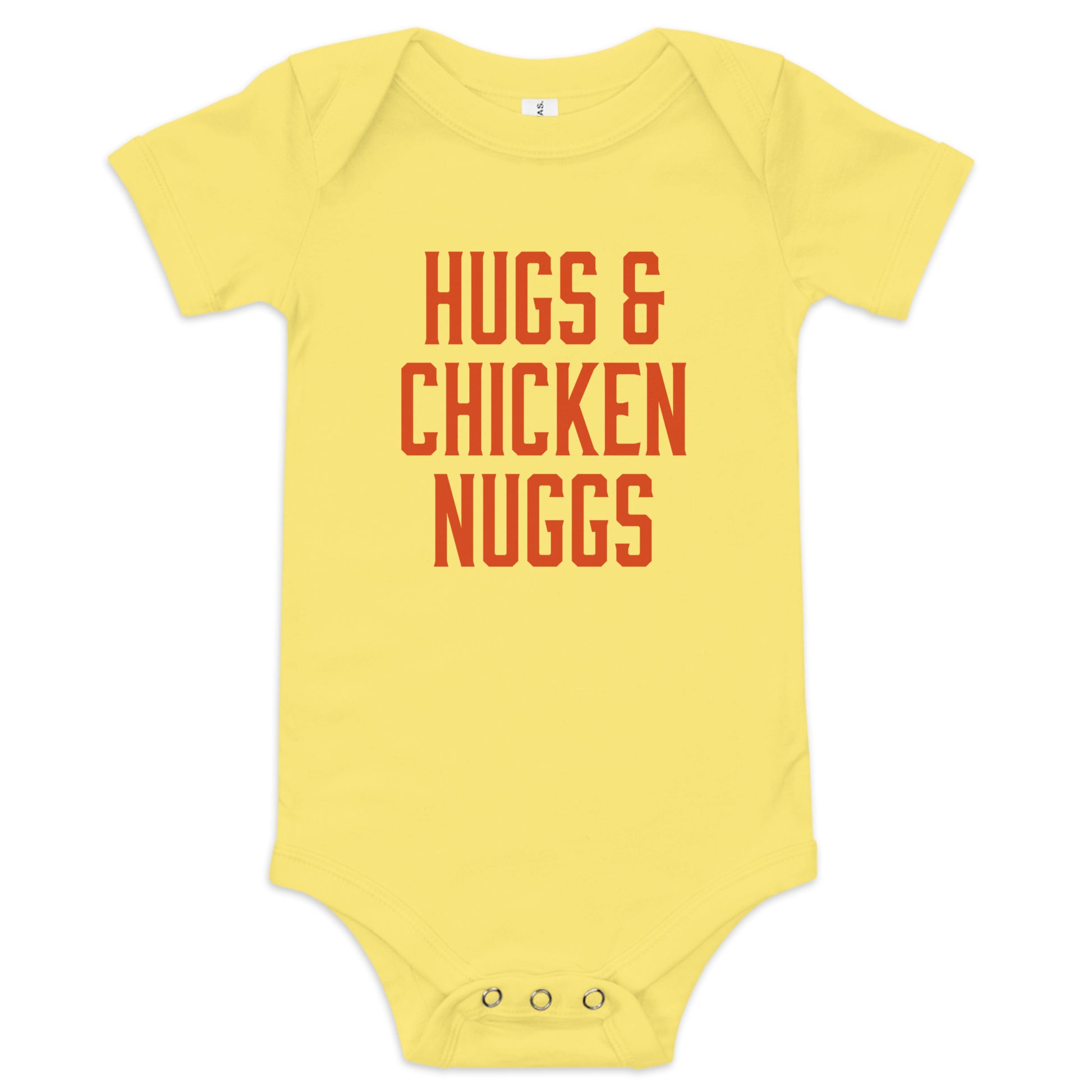 Hugs Chicken Nuggs Bodysuit Yellow