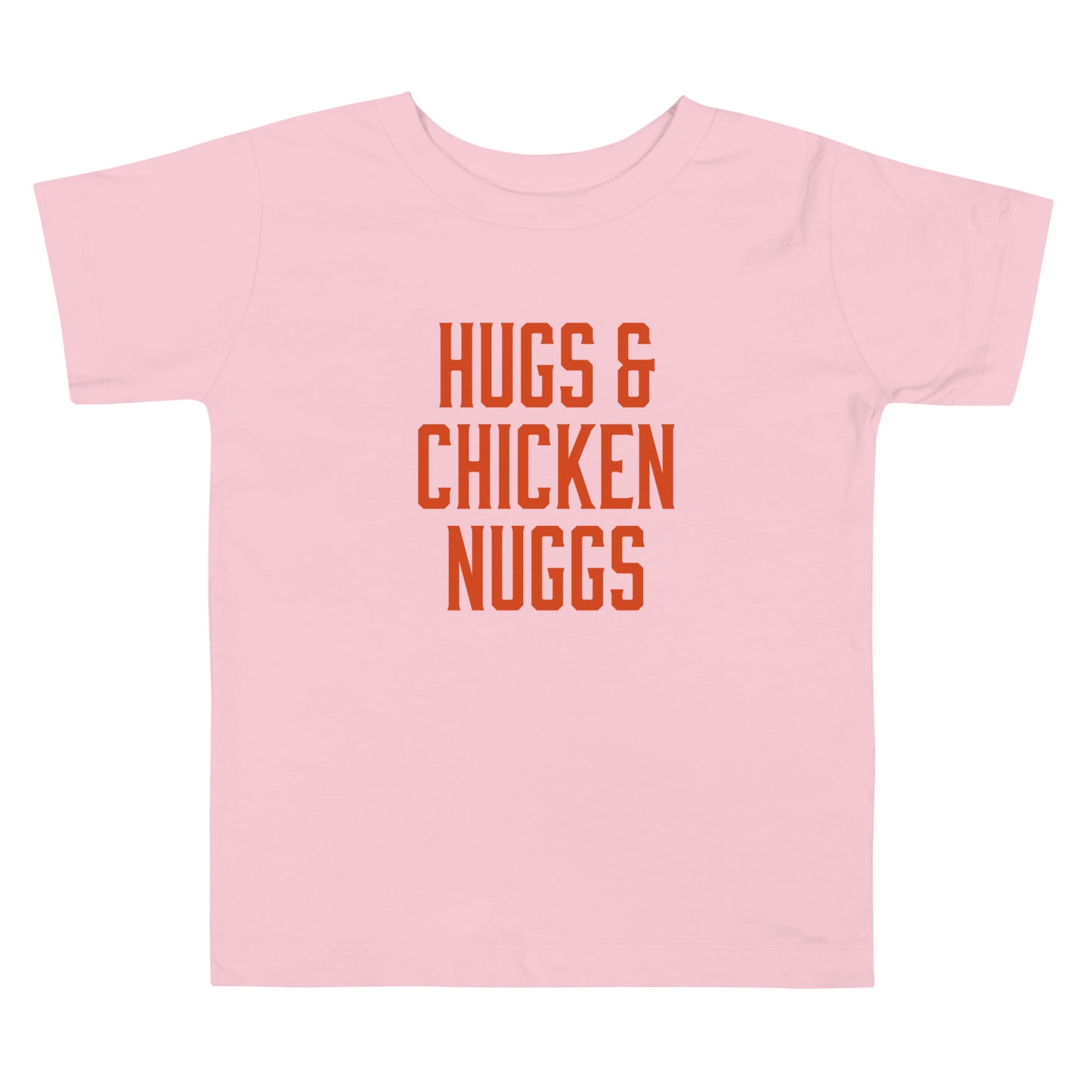 Hugs Chicken Nuggs Tee Pink