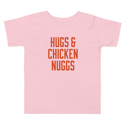 Hugs Chicken Nuggs Tee Pink