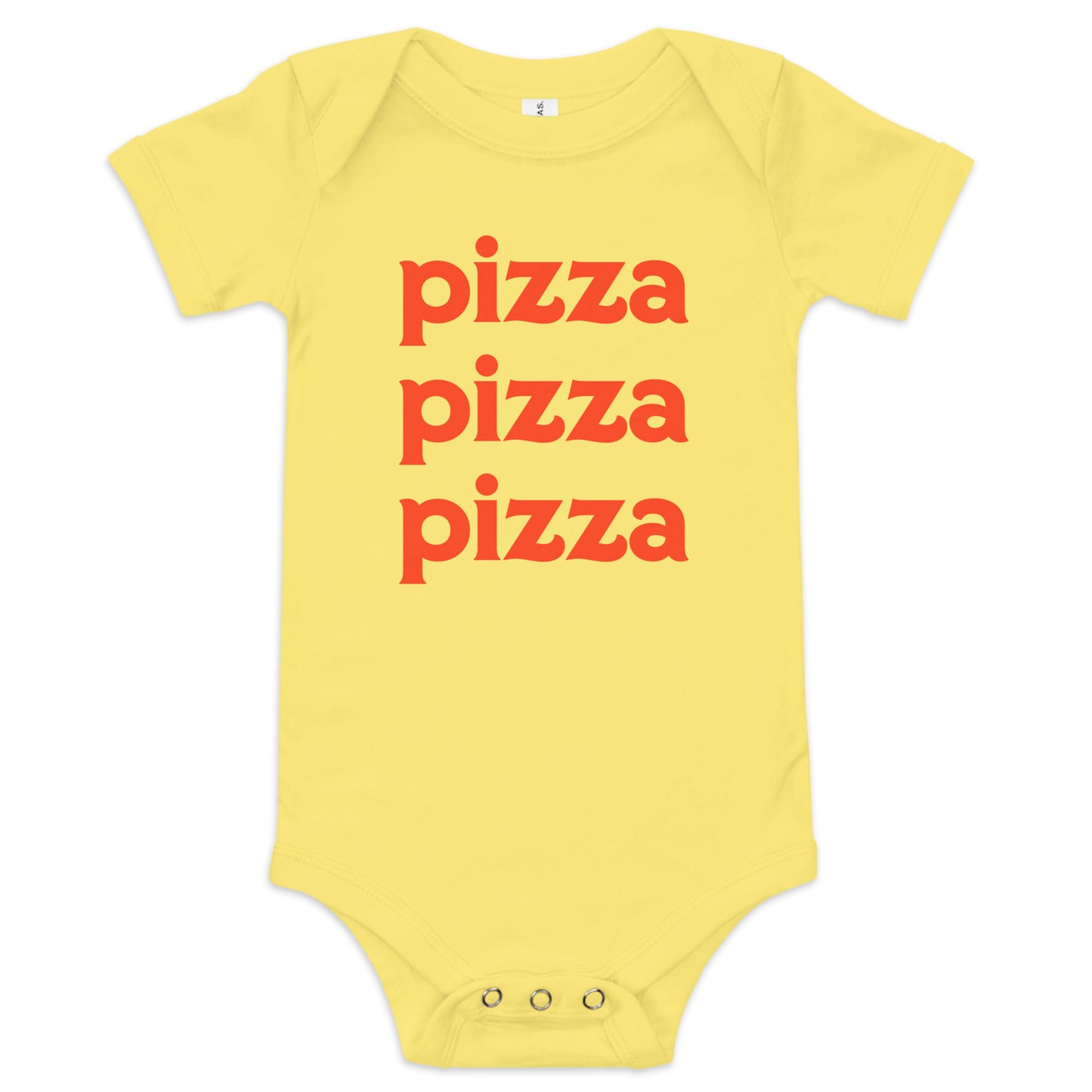 Pizza Pizza Pizza Bodysuit Yellow