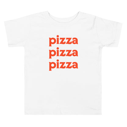 Pizza Pizza Pizza Tee White