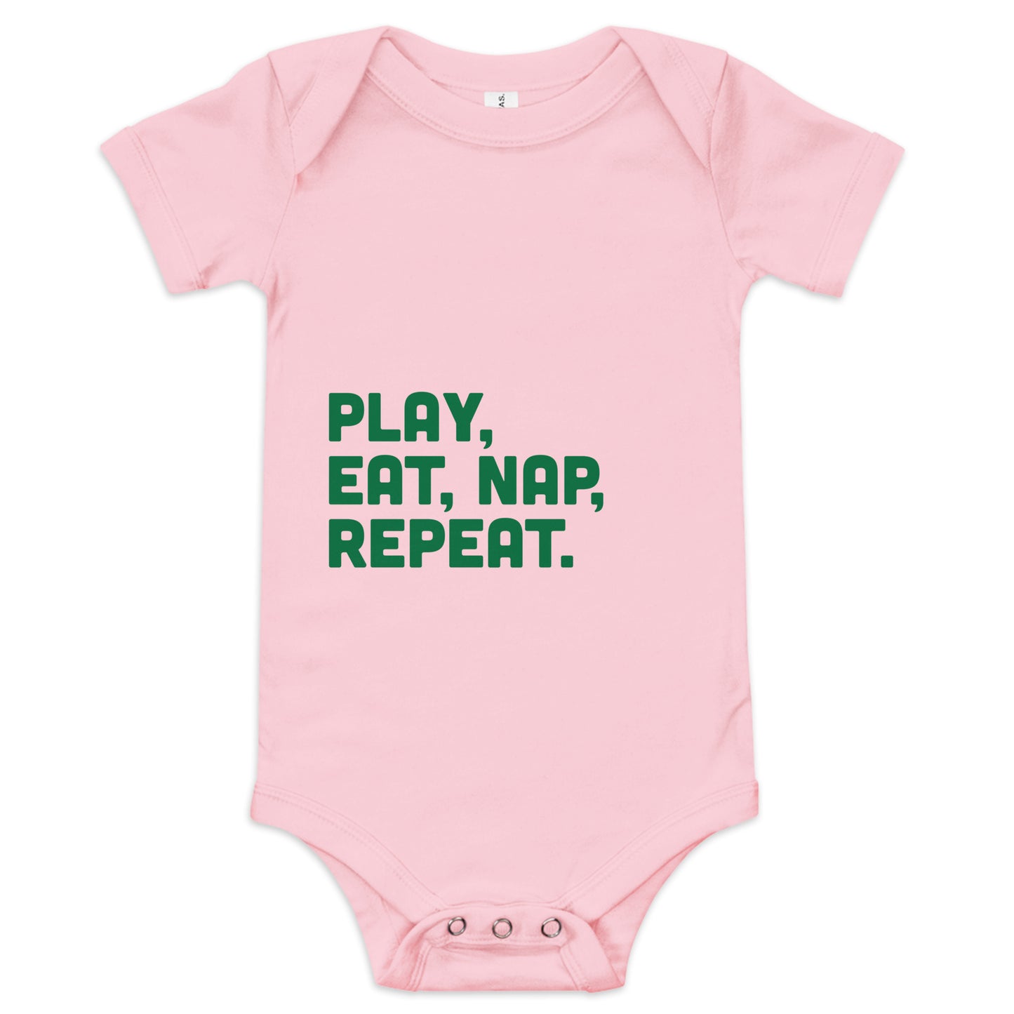 Play Eat Nap Repeat Bodysuit Pink