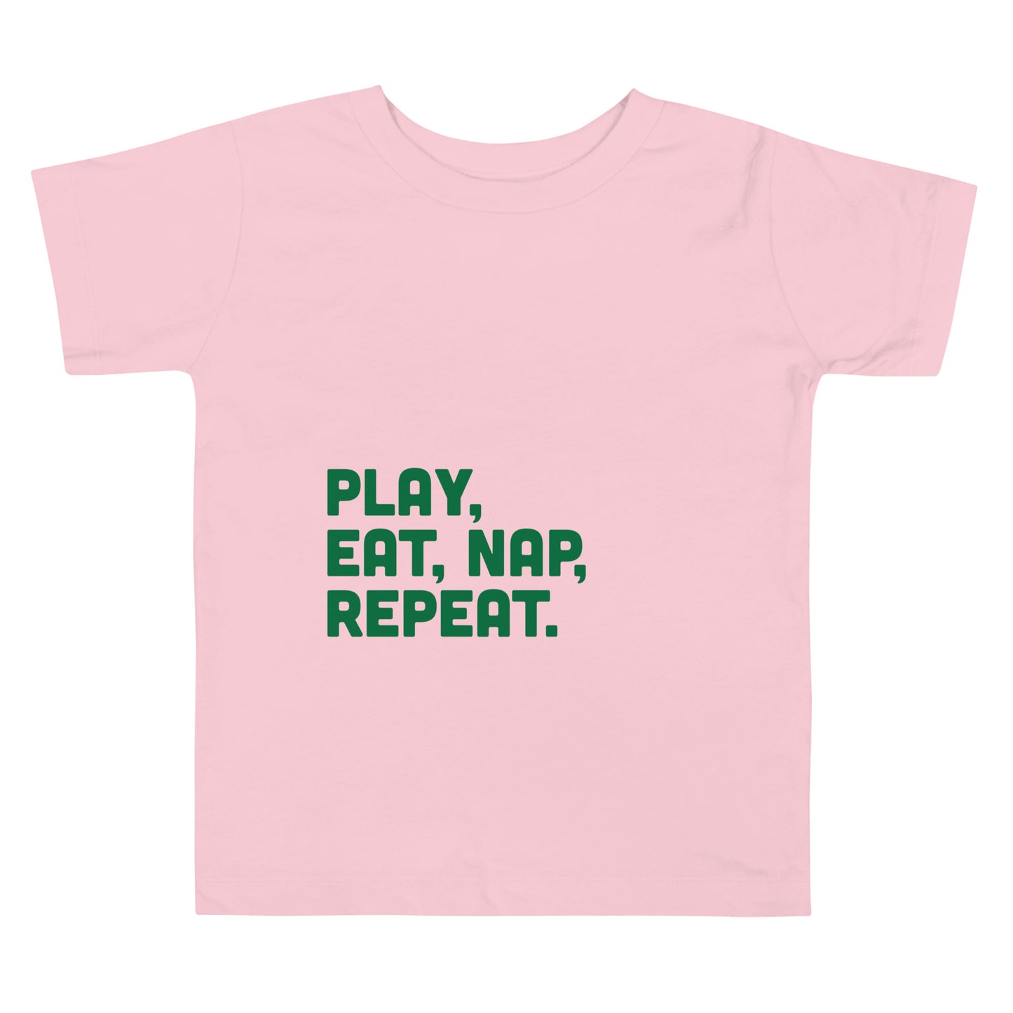 Play Eat Nap Repeat Tee Pink