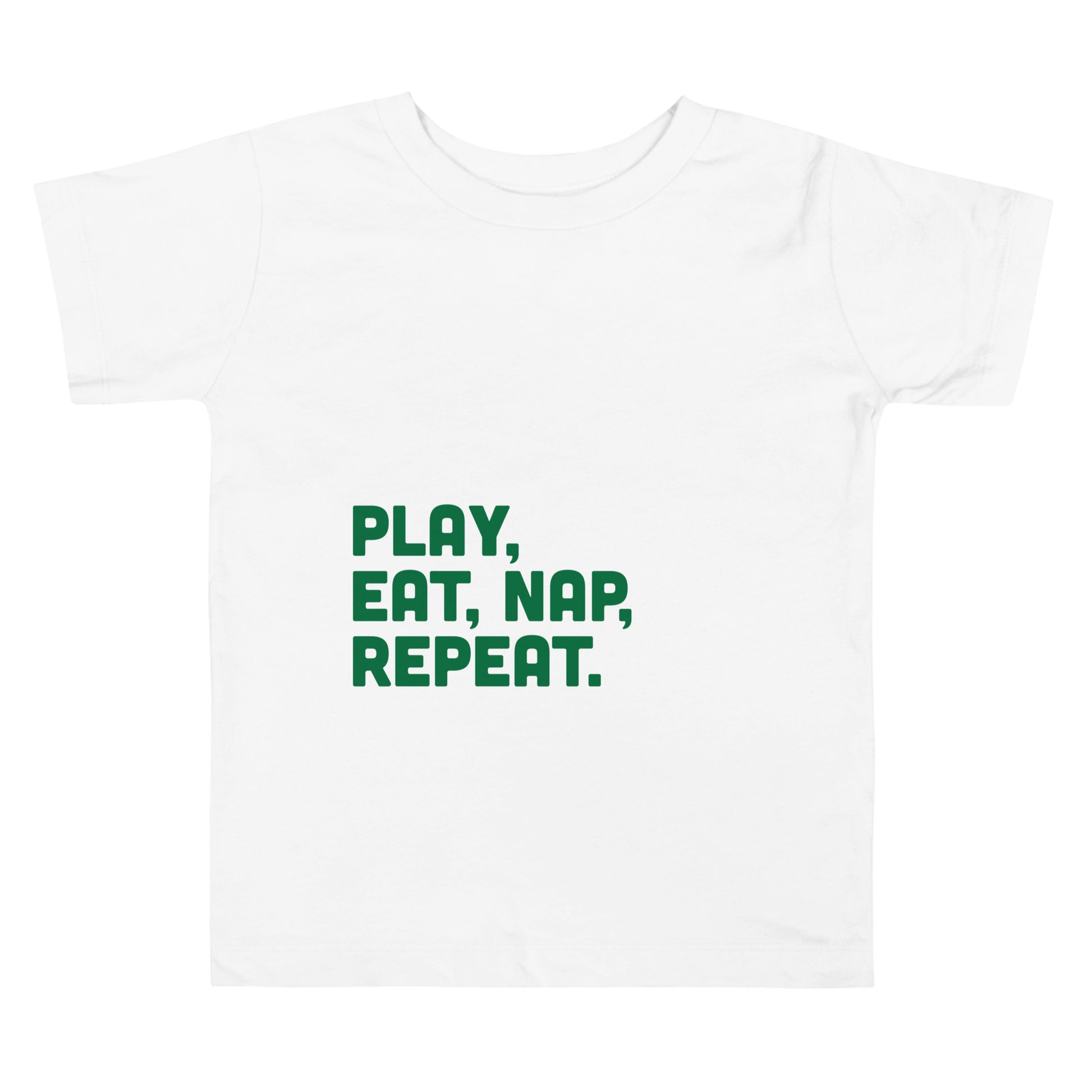 Play Eat Nap Repeat Tee White