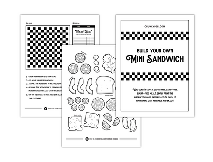 Mini Sandwich Printable - Free